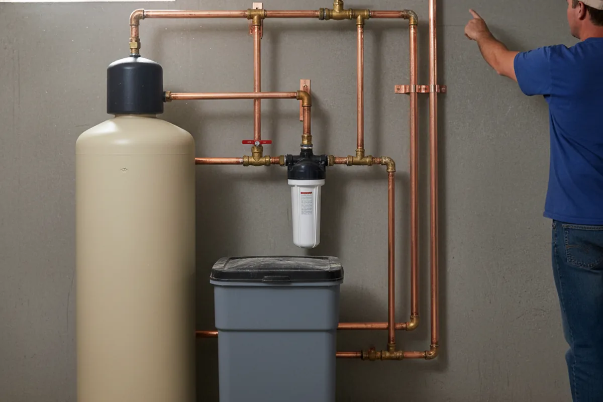 Whole-house water treatment system installed in Kilbourne